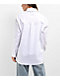 Spicychix White Oversize Long Sleeve Button Up Shirt - Thumbnail image 4 of 4