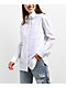 Spicychix White Oversize Long Sleeve Button Up Shirt - Thumbnail image 2 of 4