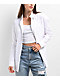 Spicychix White Oversize Long Sleeve Button Up Shirt - Thumbnail image 1 of 4