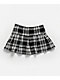 Spicychix White Plaid Pleated Skort - Thumbnail image 4 of 4