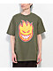 Spitfire Bighead Fill Army Green T-Shirt - Thumbnail image 1 of 2