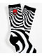 Spitfire Bighead Swirl Black & White Crew Socks - Thumbnail image 2 of 2