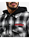 Spitfire Demonseed Black & White Hooded Flannel Shirt - Thumbnail image 4 of 4