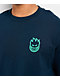 Spitfire Floral Classic Navy T-Shirt - Thumbnail image 3 of 3