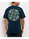Spitfire Floral Classic Navy T-Shirt - Thumbnail image 1 of 3