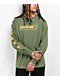 Spitfire Live To Burn Long Sleeve Army Green T-Shirt - Thumbnail image 1 of 3