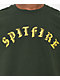Spitfire Old E Big Head Green Long Sleeve T-Shirt - Thumbnail image 2 of 3