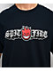 Spitfire Old E Drop Big Head Navy T-Shirt - Thumbnail image 2 of 2