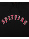 Spitfire Old English Embroidery Black Hoodie - Thumbnail image 3 of 3