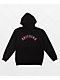 Spitfire Old English Embroidery Black Hoodie - Thumbnail image 1 of 3