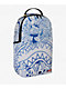 Sprayground Blue Ink Doodle White Backpack - Thumbnail image 4 of 7