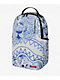 Sprayground Blue Ink Doodle White Backpack - Thumbnail image 5 of 7