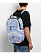 Sprayground Blue Ink Doodle White Backpack - Thumbnail image 2 of 9