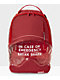 Sprayground Break Shark Red & Clear Backpack
