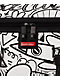 Sprayground Doodle Black & White Duffle Bag - Thumbnail image 8 of 10