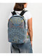 Sprayground Metallic Printed Denim Backpack - Thumbnail image 2 of 9