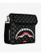 Sprayground Shark In Paris Bubbly Black Messenger Bag - Thumbnail image 3 of 5