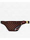 Sprayground Sharks In Paris Brown Checker Fanny Pack - Thumbnail image 1 of 3