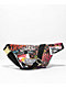 Sprayground Tagged Up Sharks In Paris Brown Checkered Fanny Pack  - Thumbnail image 3 of 4