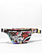 Sprayground Tagged Up Sharks In Paris Brown Checkered Fanny Pack  - Thumbnail image 1 of 4