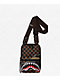 Sprayground Tear It Up Brown Checker Crossbody Bag - Thumbnail image 1 of 3