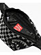 Sprayground Trinity Black & Silver Checkered Rhinestone Fanny Pack - Thumbnail image 4 of 4
