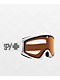 Spy Crusher Elite Matte White & Persimmon Snowboard Goggles - Thumbnail image 1 of 2