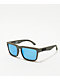 Spy Helm Soft Matte Dark Grey & Light Blue Polarized Sunglasses