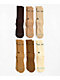 Stance Basic 6 Pack Natural Crew Socks - Thumbnail image 1 of 2