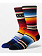 Stance Curren Striped Red, Orange & Blue Crew Socks - Thumbnail image 3 of 3