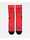 Stance El Barrio Red Crew Socks - Thumbnail image 1 of 2