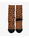 Stance Leopard Brown Crew Socks - Thumbnail image 2 of 2