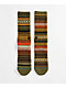 Stance Striped Curren Chive Crew Socks - Thumbnail image 1 of 2