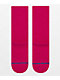Stance Warm Fuzzies Pink Crew Socks