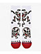 Stance x Bert Krak Skeleton White Crew Socks - Thumbnail image 1 of 2