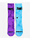 Stance x Fortnite Victory Royale Purple & Blue Mismatched Crew Socks