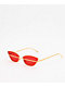 Stand By Me Red & Gold Sunglasses