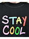 Staycoolnyc Puff Paint Black T-shirt