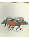 Staycoolnyc Western Horses camiseta crema