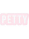 Stickie Bandits Petty Pink & White Sticker