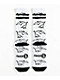 Stinky Socks Dino White Crew Socks  - Thumbnail image 2 of 2