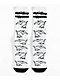 Stinky Socks Dino White Crew Socks  - Thumbnail image 1 of 2
