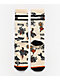Stinky Socks Never Sleep Beige Crew Socks - Thumbnail image 2 of 2