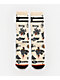 Stinky Socks Never Sleep Beige Crew Socks - Thumbnail image 1 of 2