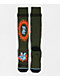 Stinky Socks Peace Out Green Snowboard Socks - Thumbnail image 2 of 2