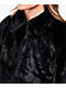 Stitch Fusion Black Faux Fur Zip Jacket - Thumbnail image 3 of 5