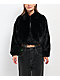 Stitch Fusion Black Faux Fur Zip Jacket - Thumbnail image 5 of 5