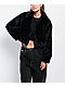 Stitch Fusion Black Faux Fur Zip Jacket - Thumbnail image 1 of 5