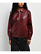 Stitch Fusion Burgandy Bomber Jacket - Thumbnail image 3 of 5