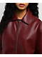 Stitch Fusion Burgandy Bomber Jacket - Thumbnail image 4 of 5